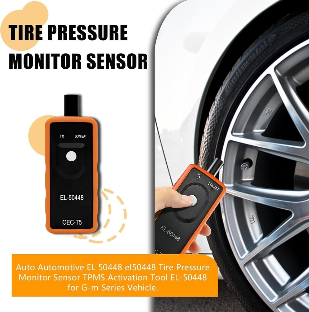 Universal GM TPMS Relearn Tool for Tire Sensor Activation & Reset