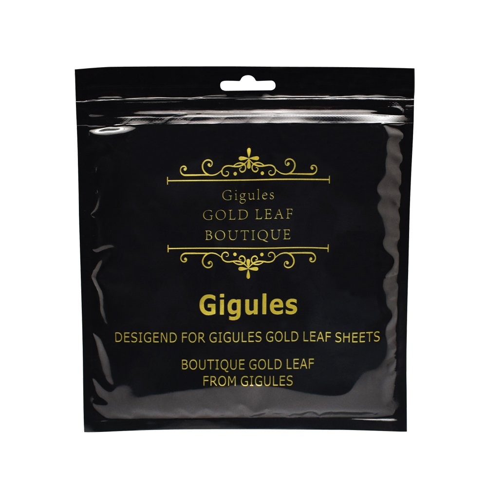 Gigules Gold Leaf Sheets 100 Pcs Imitation Foil for Arts