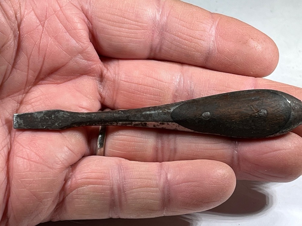 Small Vintage Perfect Handle Screwdriver Germany 4" Long