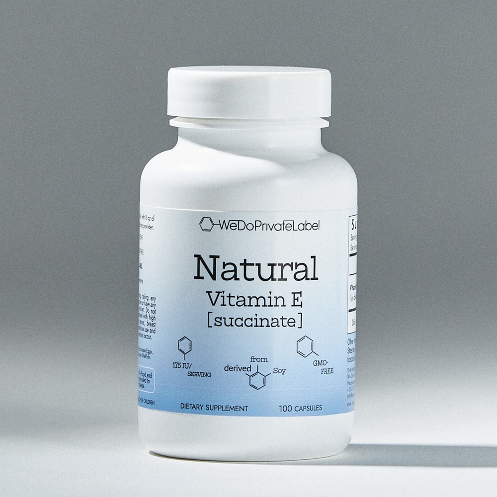 Vitamin E [d Alpha Tocopheryl Succinate] - Capsule, 100 Capsules