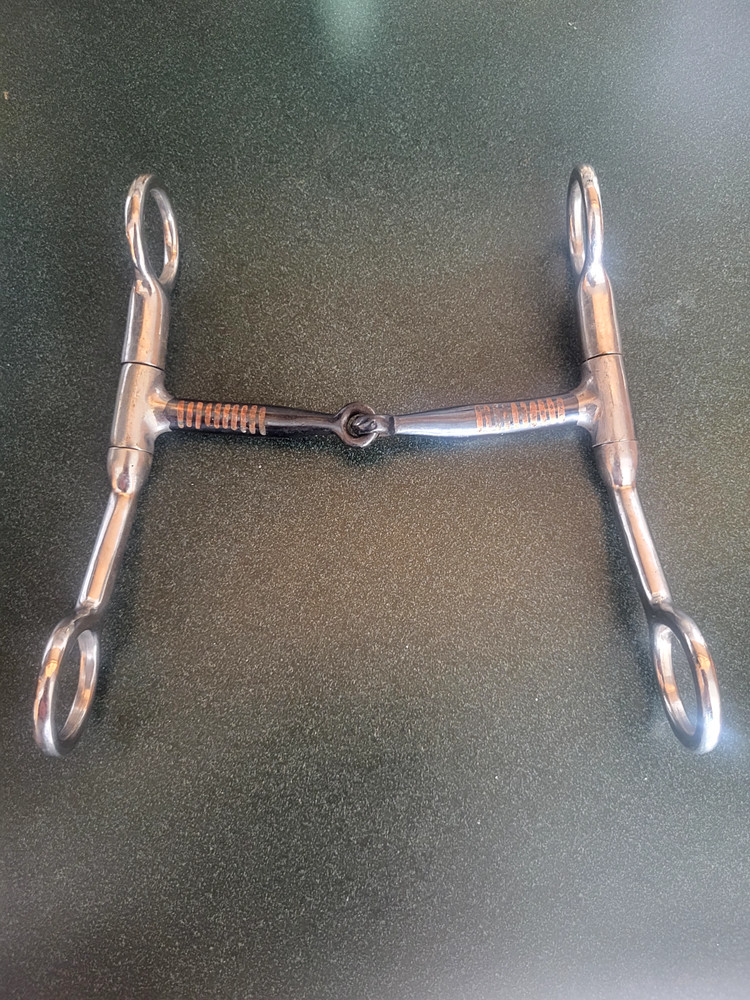 6.5" Shank Snaffle Bit Sweet Iron Mouth