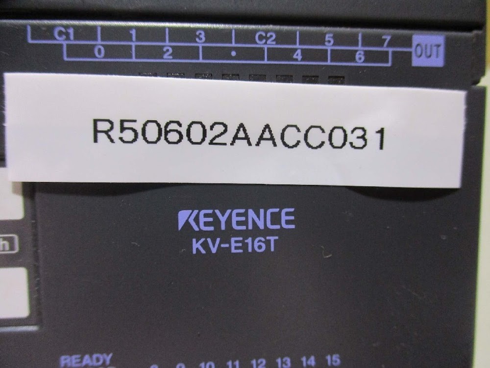 KEYENCE KV-E16T Transistor Output 16-Pt Expansion Unit USED