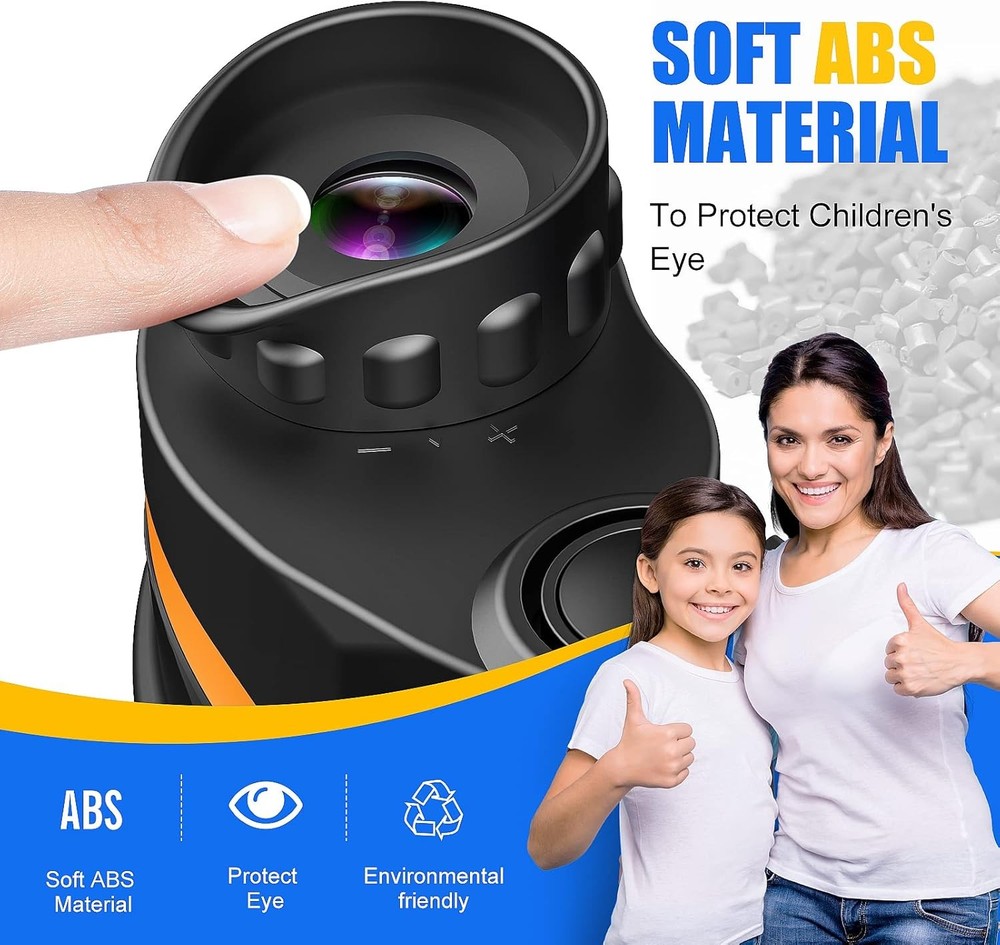 Lets Go Kids Binoculars Compact High Resolution Shockproof Toy