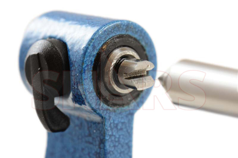 SHARS 0-25mm .01mm metric screw thread micrometer 25 mm interchangeable anvil P}