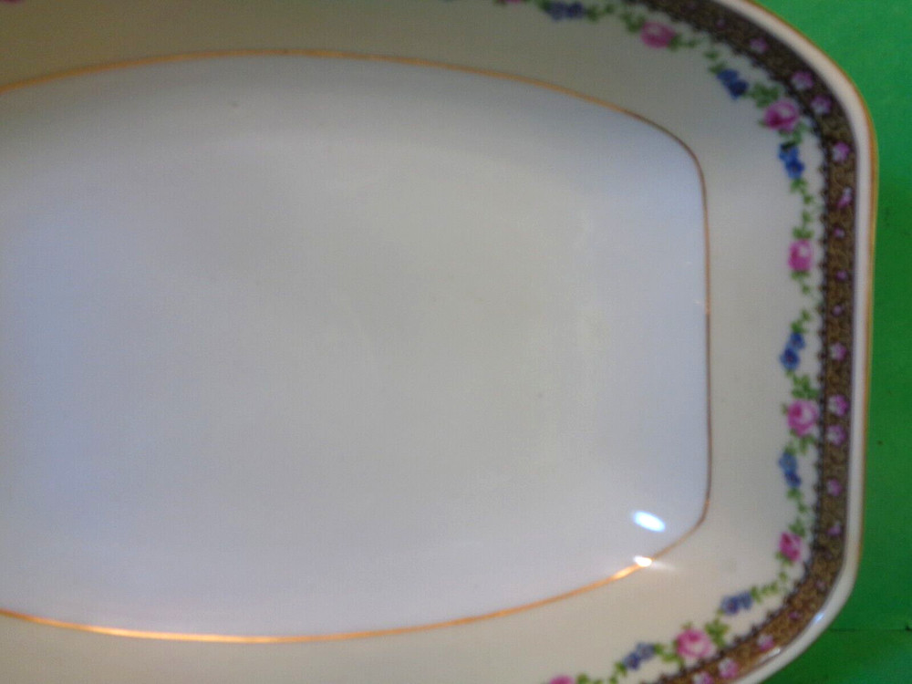 Edelstein 9 3/4" Rectangular Serving Bowl, Edelstein Bavaria (Used/EUC)