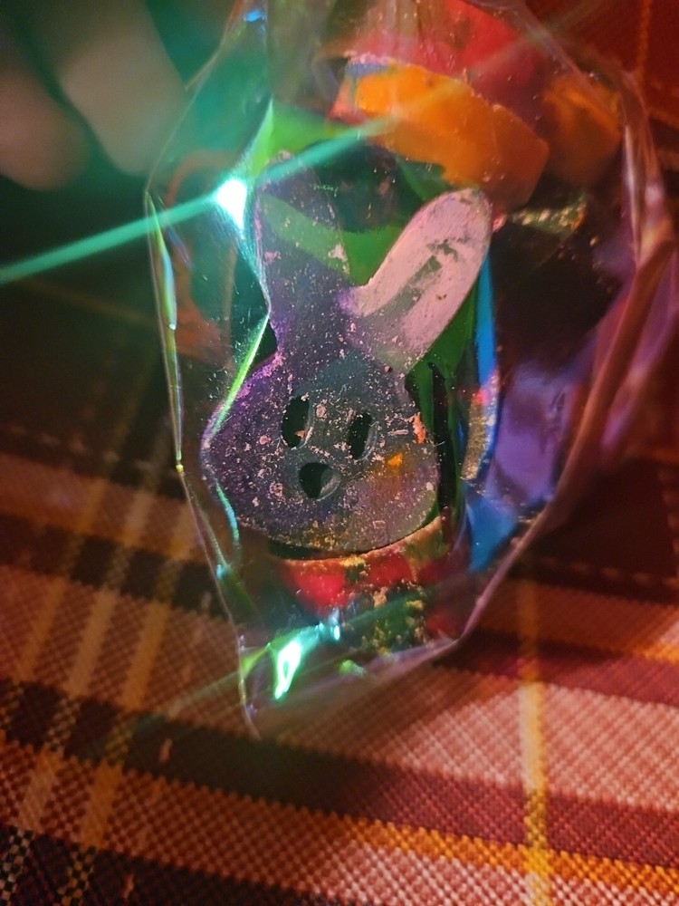 Easter Bunny Rabbit Multi Colored Crayons 10 In Bag Easter Basket