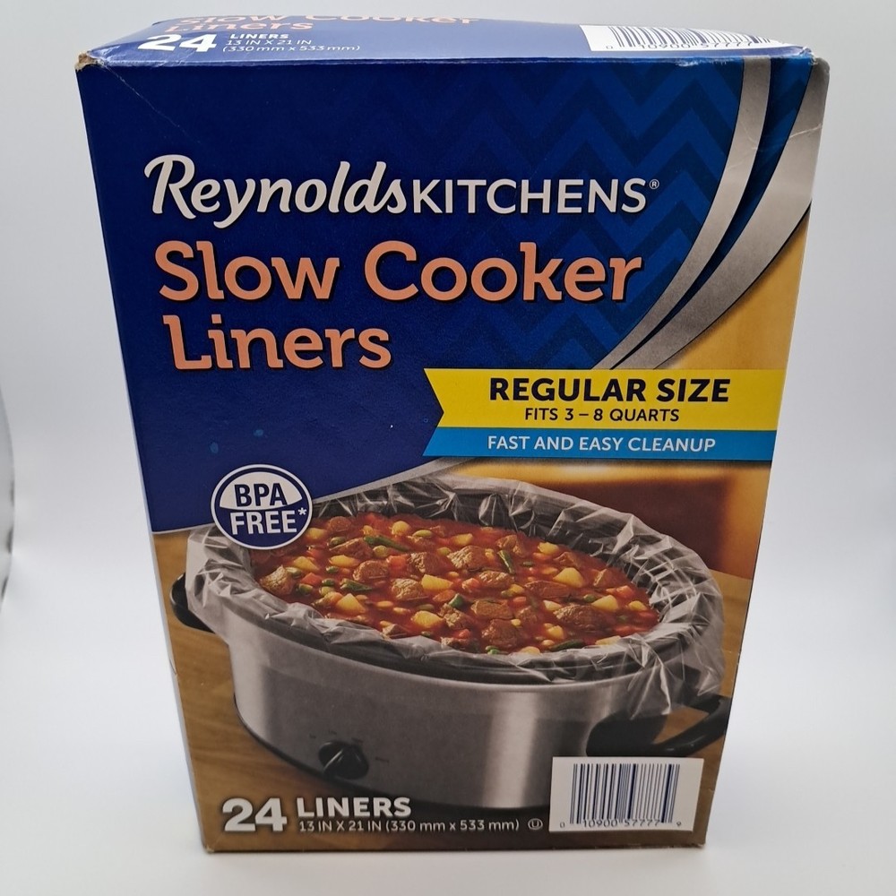 Reynolds Slow Cooker Liners 3-8 Quart 24 Pack READ!