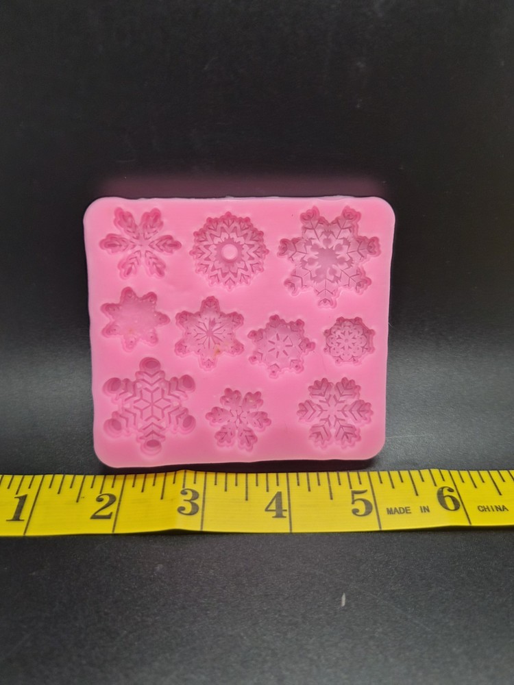 Winter Christmas Pink Silicone Mold Set