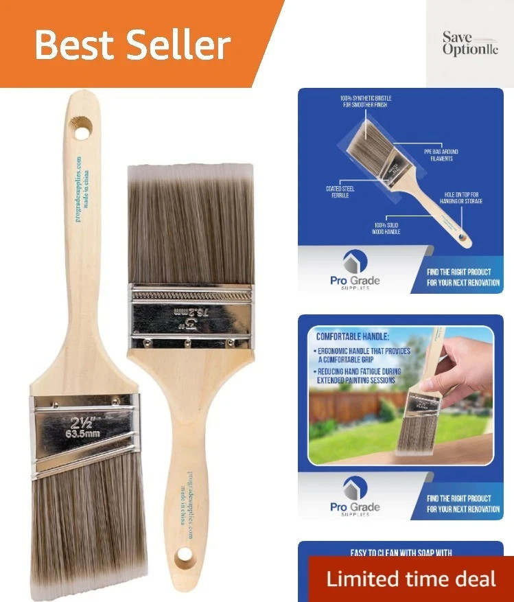 Paint Brushes - 2Pk - Paint Brush Set