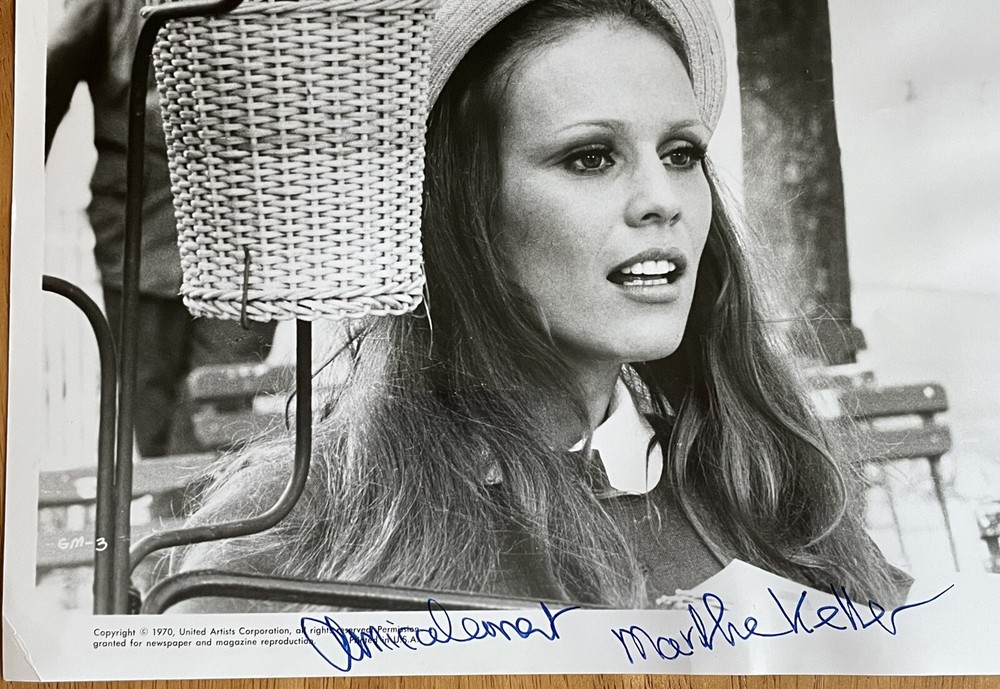 Actress Marthe Keller Autographed Photo