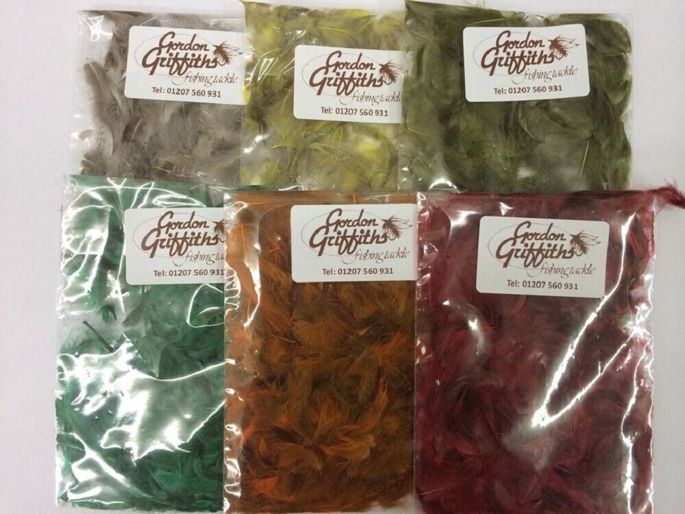 English Partridge Grey mixed Hackles - Gordon Griffiths - 2 gram pack