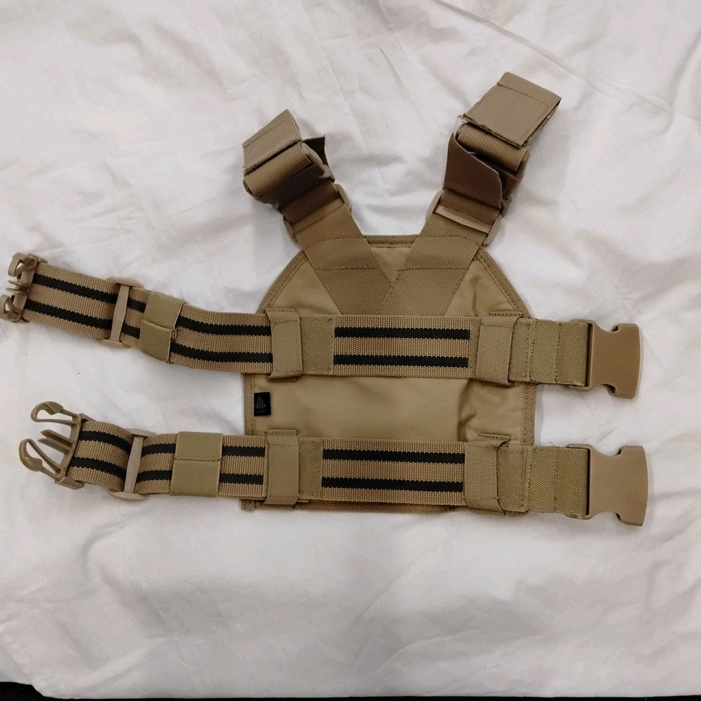 UTG Tactical Drop Leg Platform MOLLE Panel Tan Adjustable Thigh Rig
