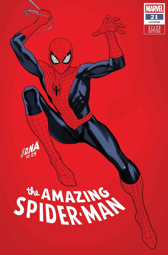 Marvel David Nakayama Color Block Red Variants (2026) Marvel Comics COVER SELECT
