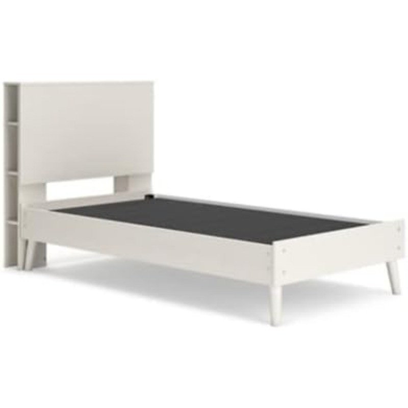 Aprilyn Twin Bookcase Headboard, Whitewash