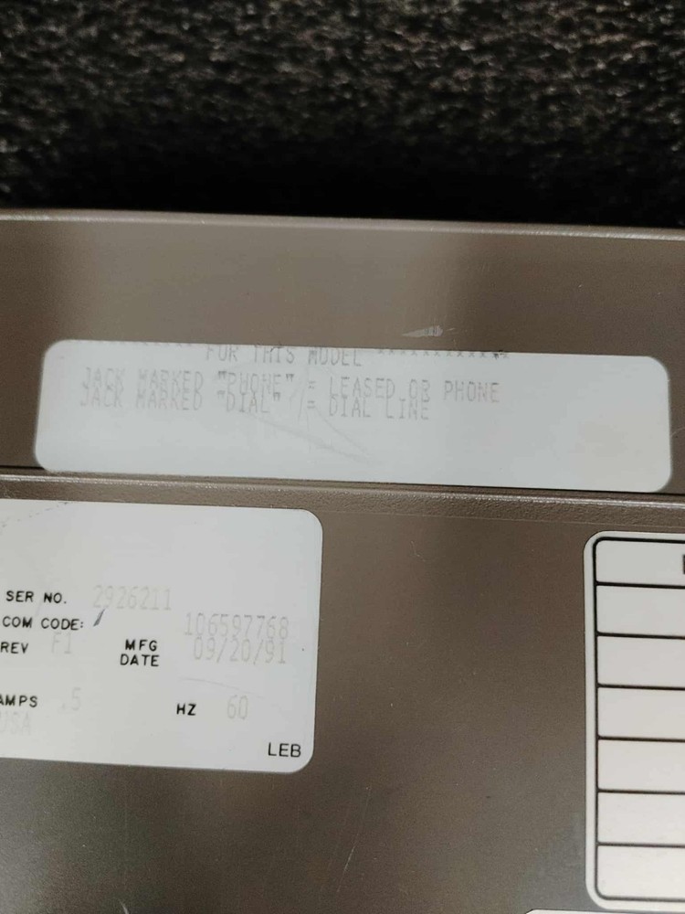Paradyne Comsphere 3810 Plus External Modem AT&T