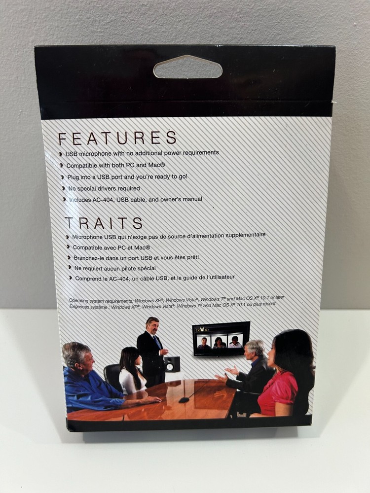 MXL AC-404 USB Conferencing/Boundary Microphone PC Mac