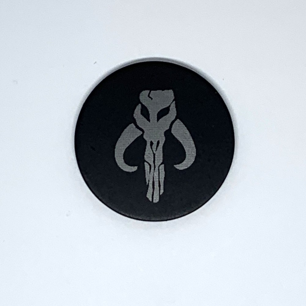 The Mandalorian Star Wars Golf Ball Marker + Switchblade Divot Tool Laser