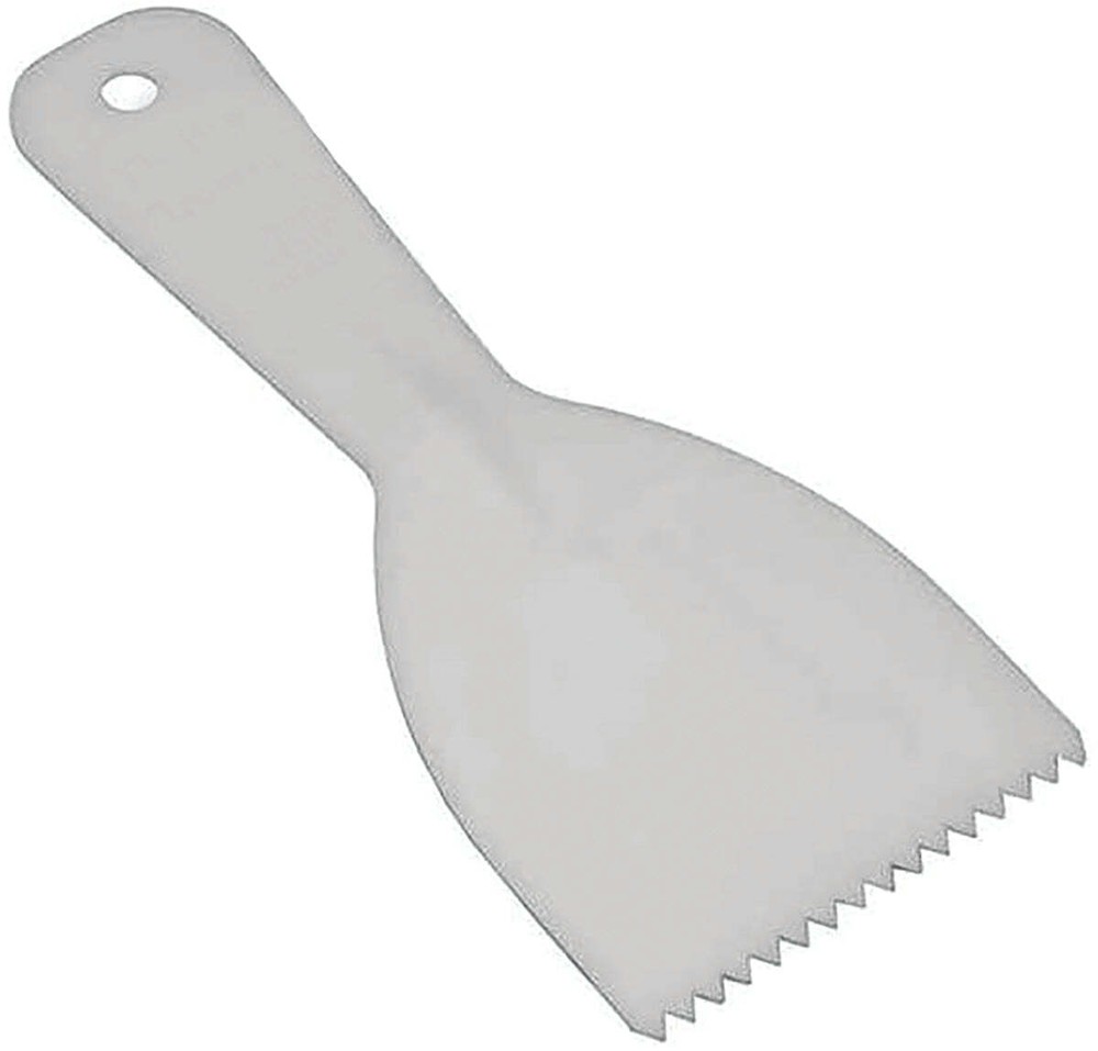 Putty Knife-Trovel 1/8" V Notched Grout Tool Plastic
