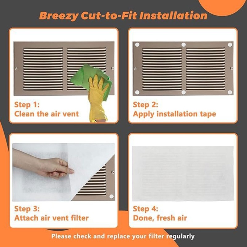 Constant Ventilation Filter For Heating And Refrigerating Arrangements Security