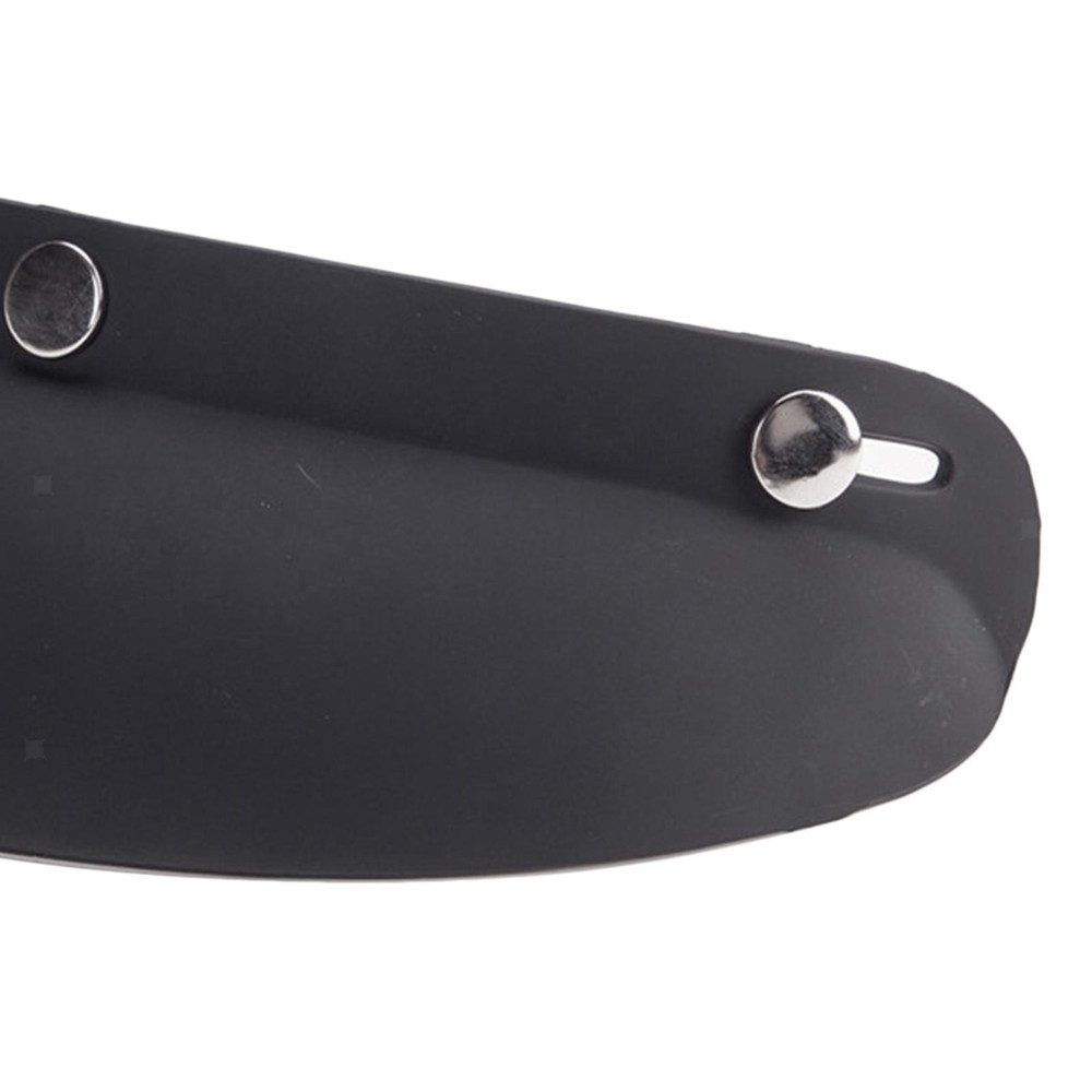 3 Peak Open Retro Motorcycle , Black