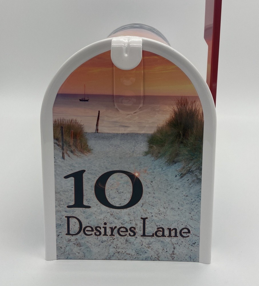 Beach Decor Custom Mailbox - Personalized gift for her