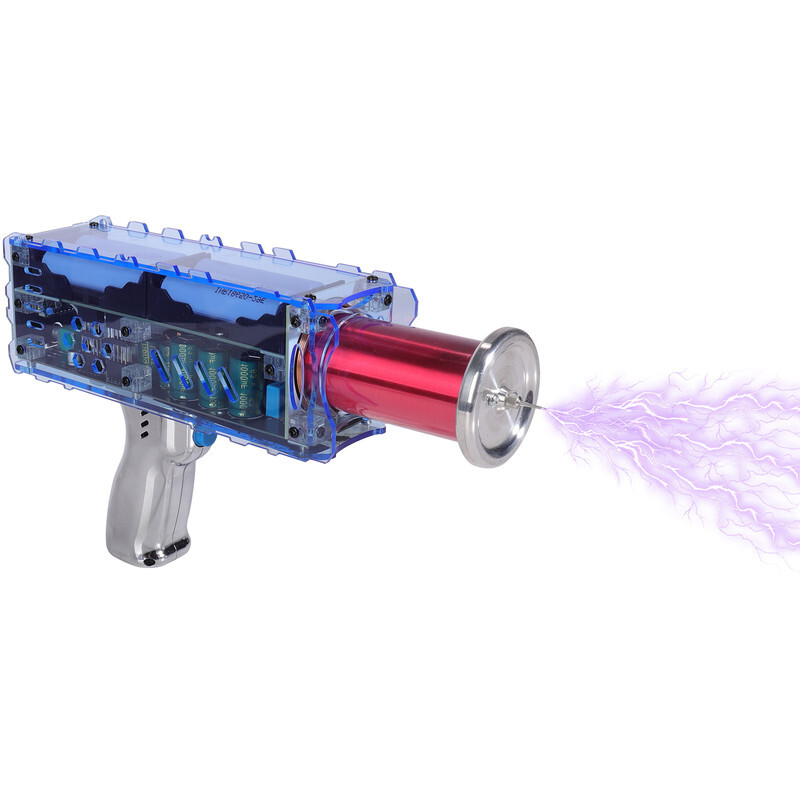 Handheld Tesla Coil Gun Arc Generator Trigger Mode Artificial Lightning DIY New