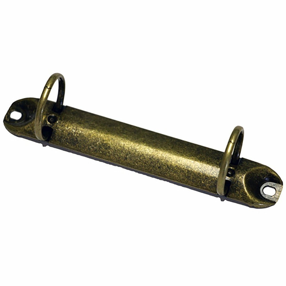 Antique Style Brass Two Ring Binder Hardware