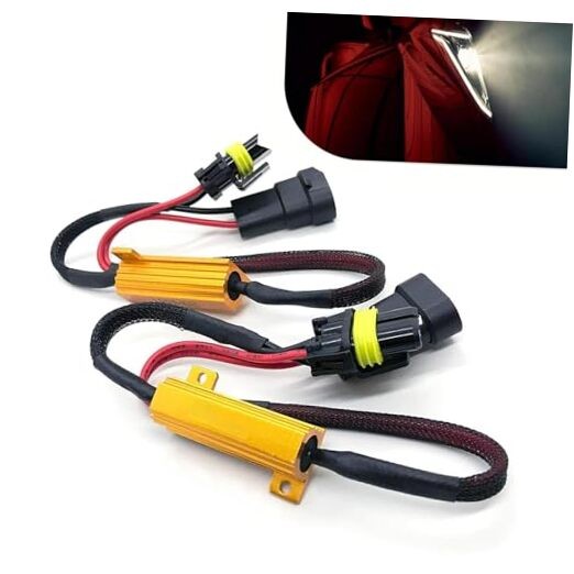 2 PCS Car Light Decoder, 9005 9006 Canbus Decoder, Copper Wire LED Load
