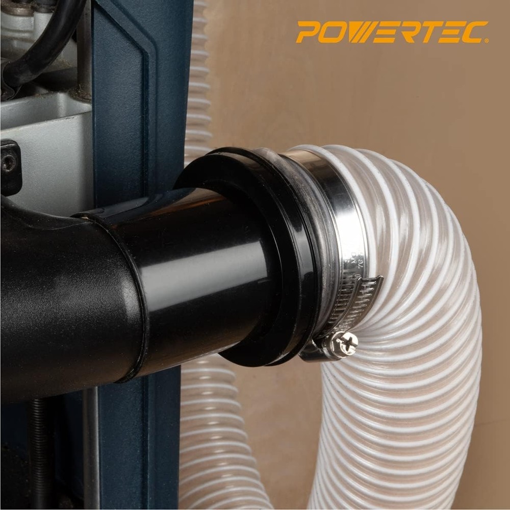 POWERTEC 70191 Screw End Quick Coupler for 2-1/2” Hose – Left-Hand Threaded Adap