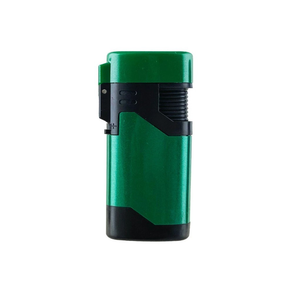 3 PACK Jet Torch Lighter Metallic Finish Adjustable Windproof Refillable