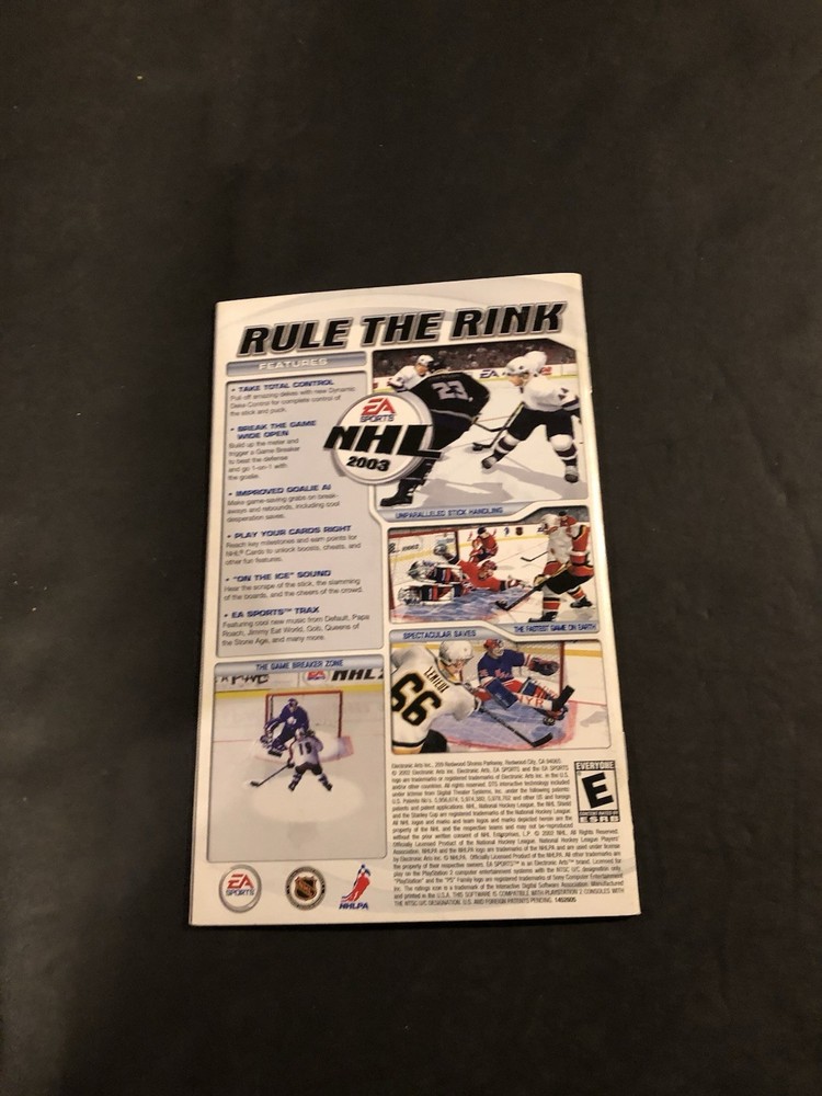 Thunder 2003 ps2 Manual only