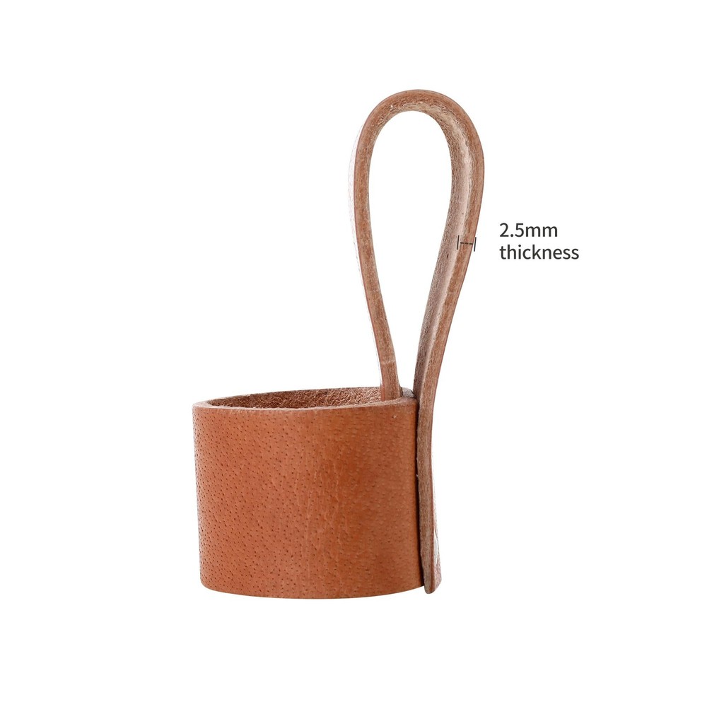 Leather Multi Tool Carrier Holster Belt Loop Brown Hammer Hatchet Holder