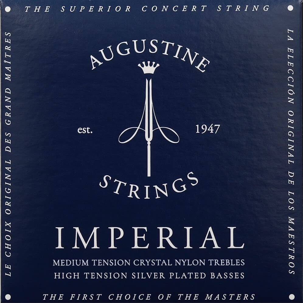 Augustine Imperial Blue Medium High Tension Classical Guitar Strings