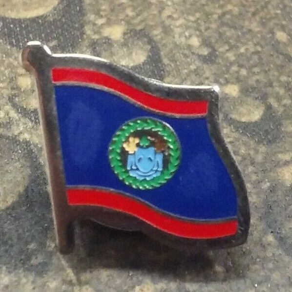 BELIZE flag pin badge