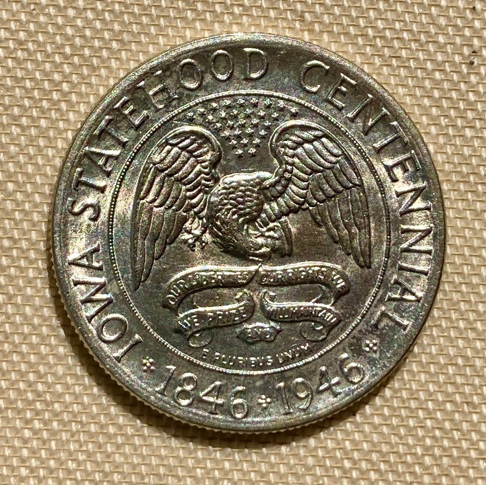 1946 Iowa Commemorative Half Dollar - Exceptional BU