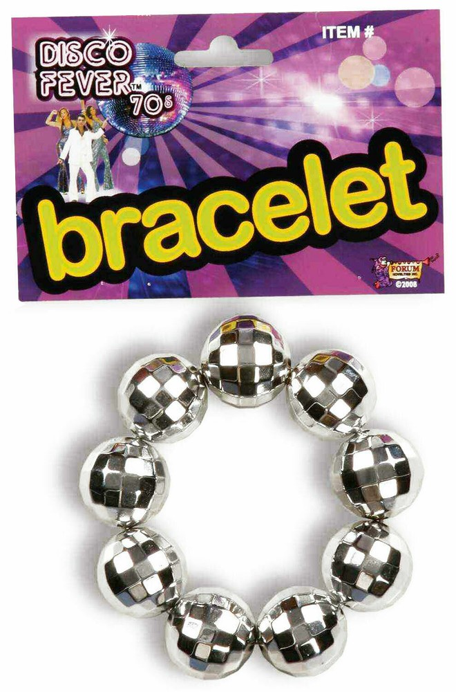 70's Disco Fever Disco Bell Bracelet Costume Accessory