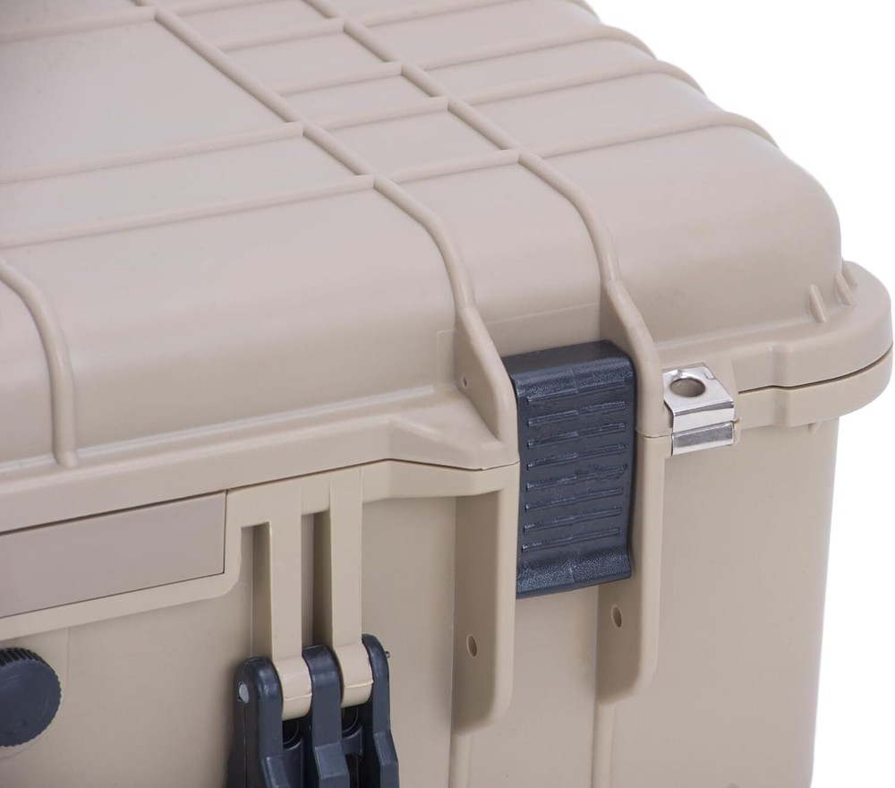 Protective Hard Case with Retractable Handle and Wheels - Waterproof Design