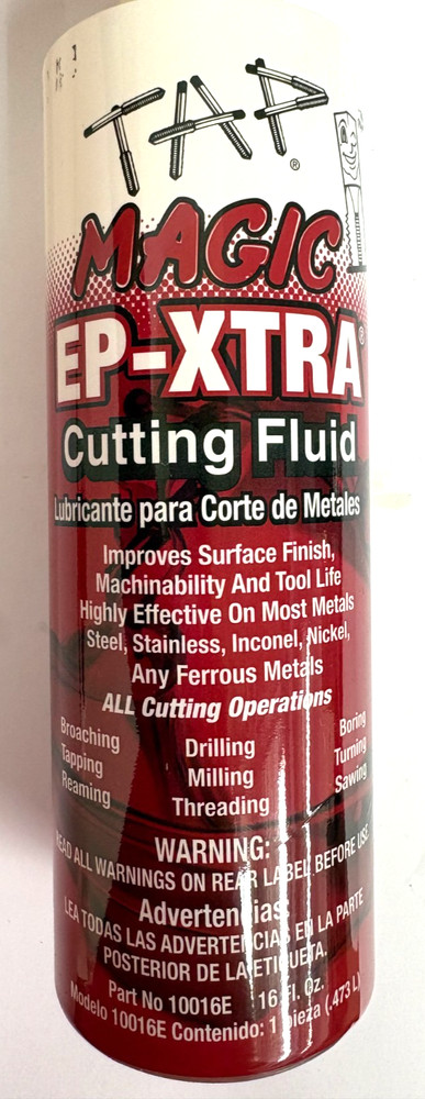 TAP MAGIC EP-XTRA CUTTING FLUID 16oz 10016E