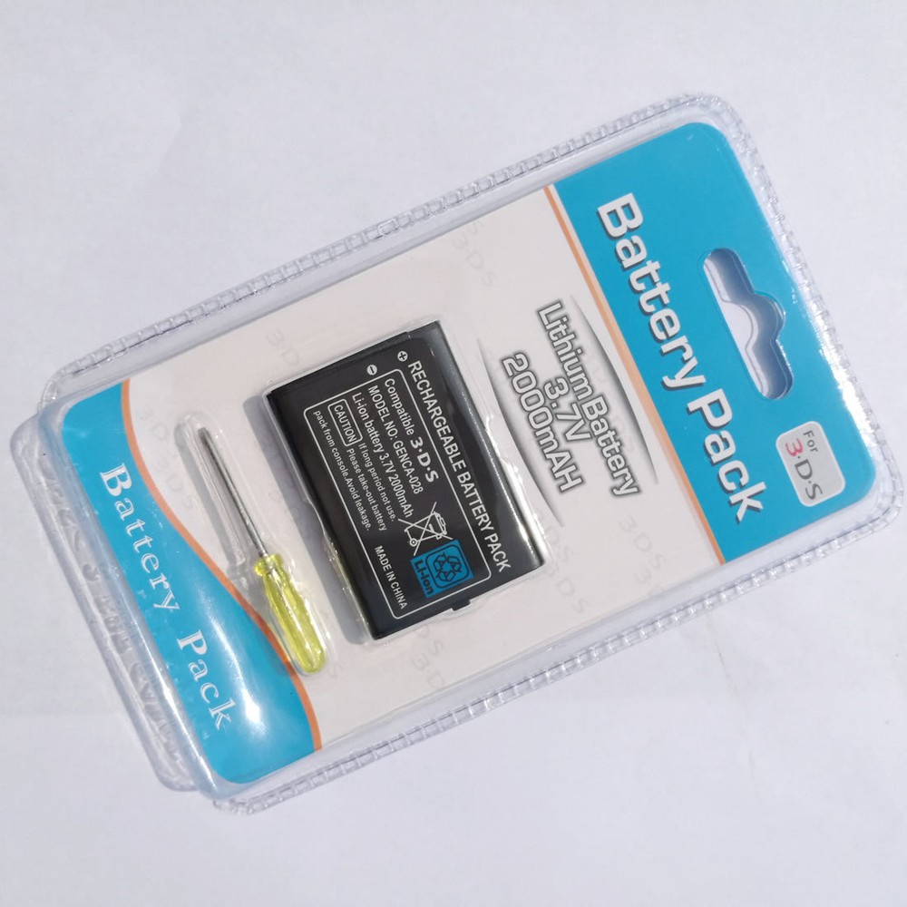 2Pack Rechargeable Battery for Nintendo 3DS, 2DS, Wii U Pro Controller