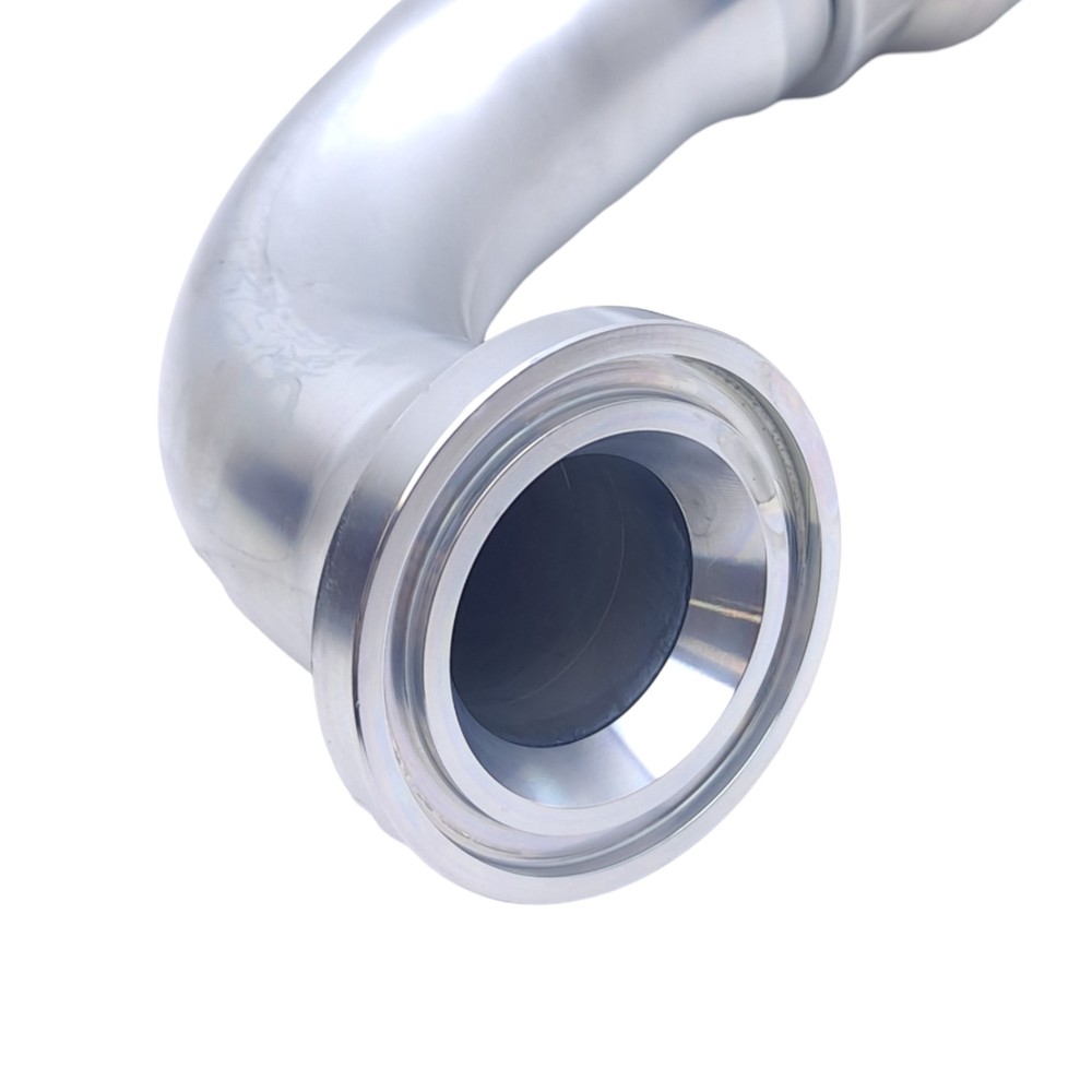 Danfoss 6S24FLB24 Crimp Hose °90 Fitting, 1.5in Split Flange Code 61, 2950PSI