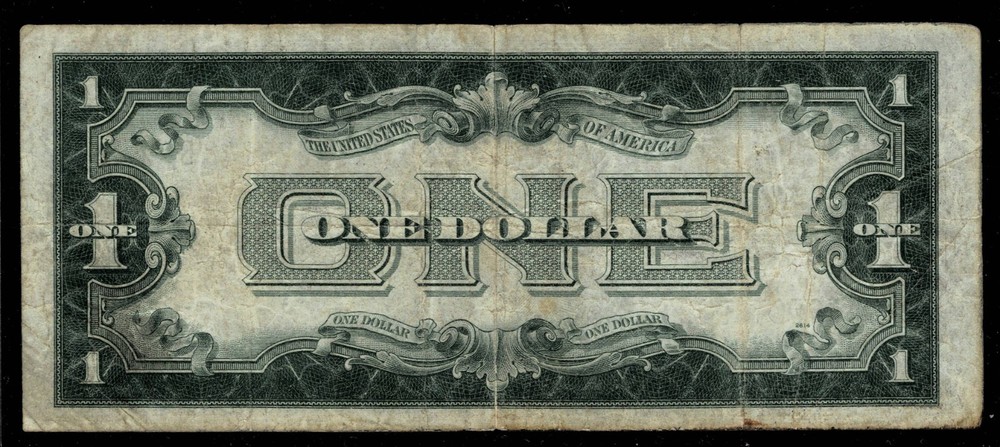 1928-B $1 SILVER CERTIFICATE NOTE~VF
