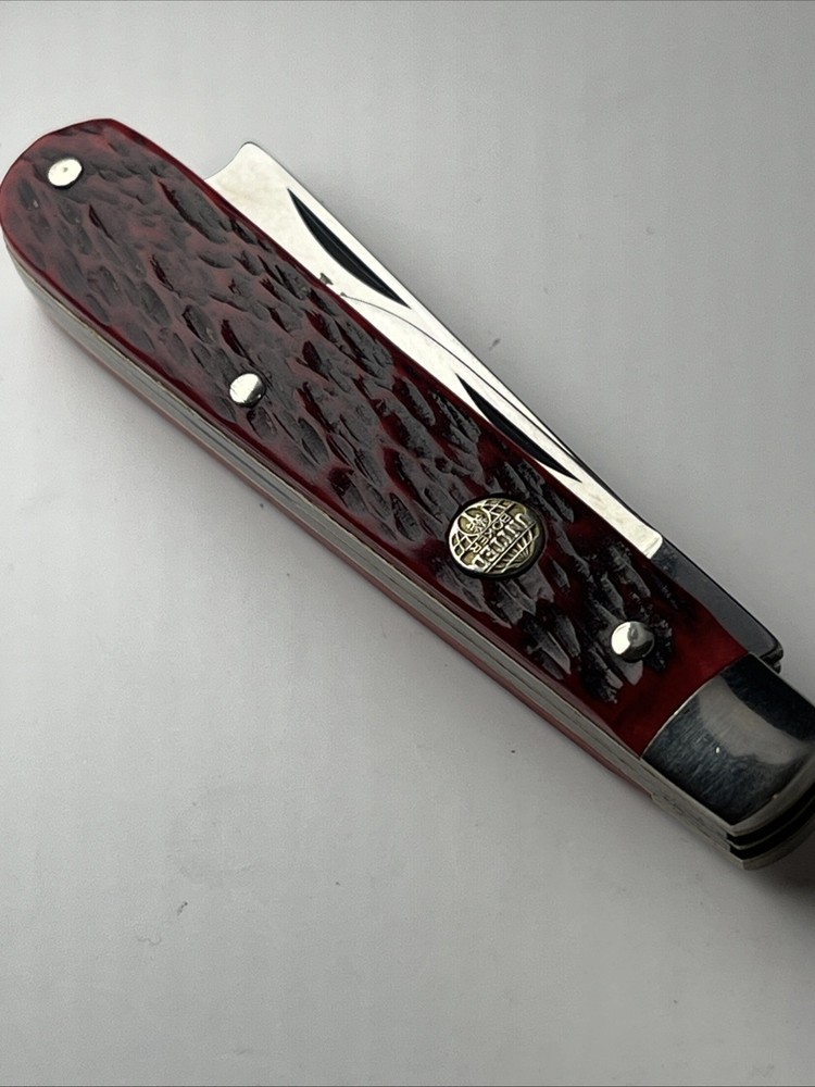 Boker Razor Jack Knife Red Bone *Mint* In Box