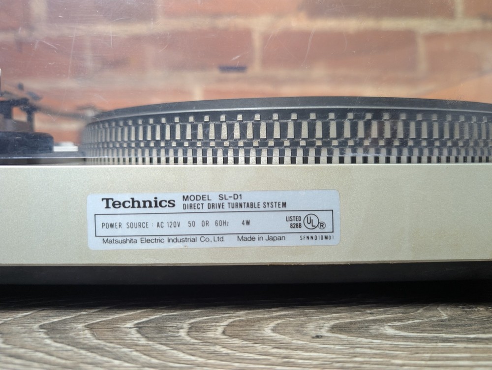 Technics SL-D1 Direct Drive Automatic Player System Tested Working DJ Turntable