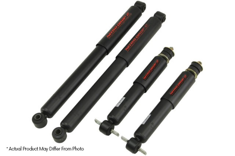 Belltech Nitro Drop 2 Set Lowering Shocks 2"-5" Drop 1982-03 Chevy S10 + Blazer