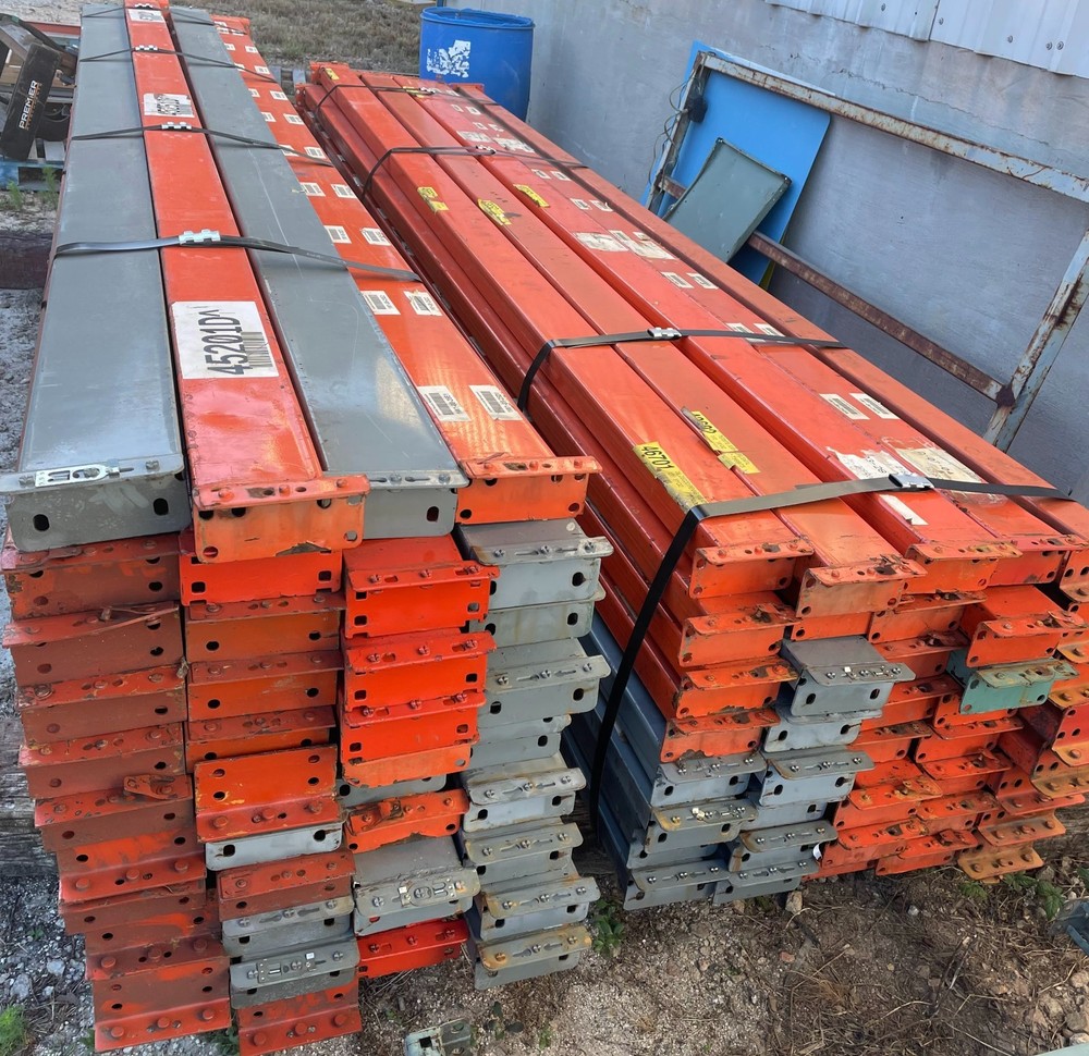 Teardrop pallet racking beams - 144" and 120"