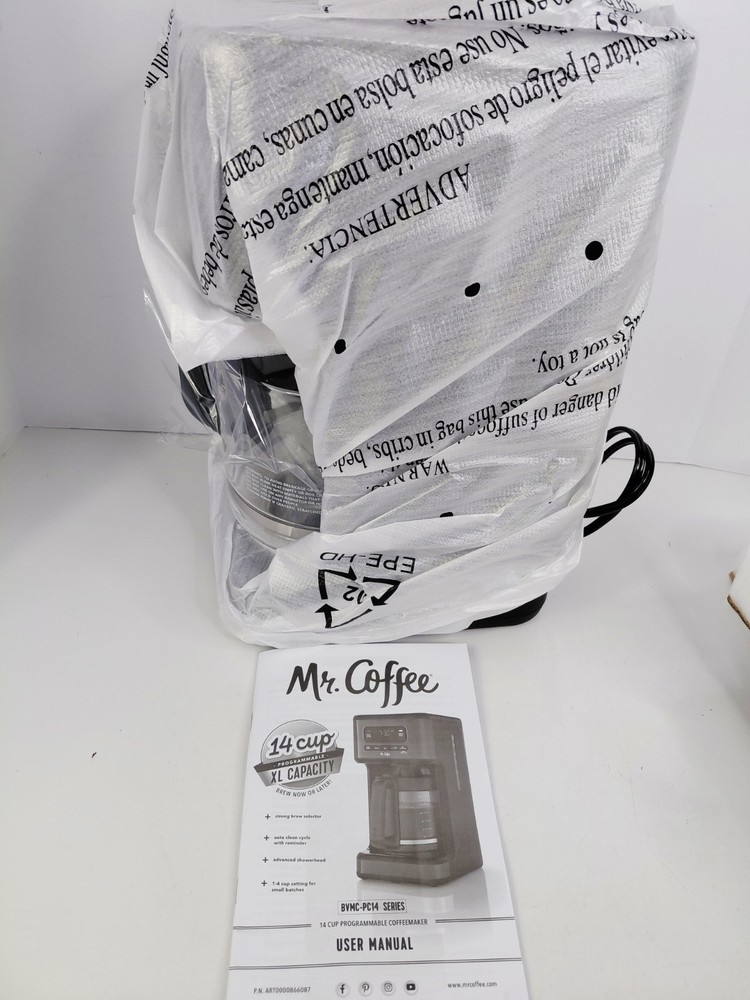 Mr. Coffee 14-Cup Programmable Coffee Maker with Reusable Filter