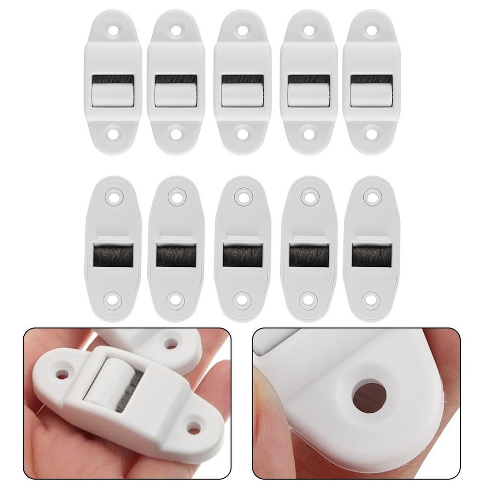 Roller Shutter Guide Rail with Brush Joint 10pcs Set for Smooth Blind Operation