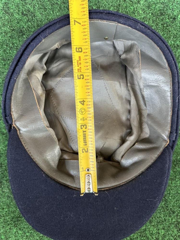 Original West German Firemans M43 Style Wool Hat Fire Service