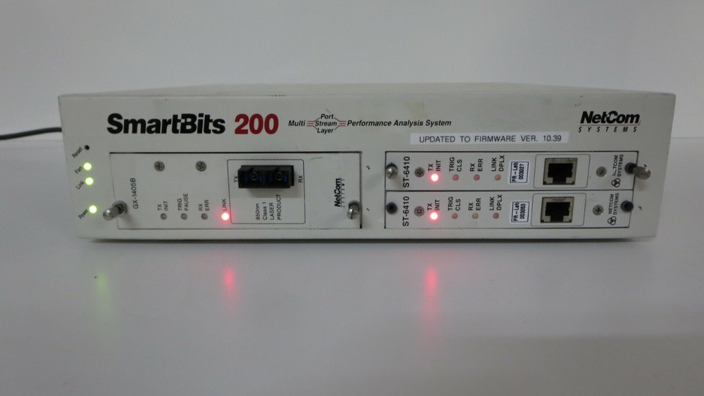 NETCOM SYSTEMS SMB-200 SMARTBITS 200 PERFORMANCE ANALYSIS SYSTEM