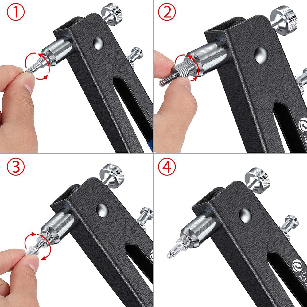 86 Pcs Threaded Nut Rivet Gun M3-M8 Insert Tool Riveter Rivnut Nutsert Riveting
